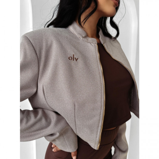 O LA VOGA DÁMSKY KABÁT DUSKY CHARM BROWN