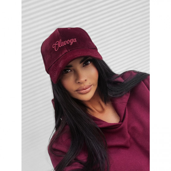 O LA VOGA CIAPKA VIROIC BURGUNDY