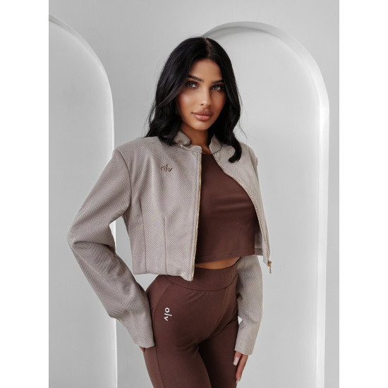 O LA VOGA DÁMSKY KABÁT DUSKY CHARM BROWN